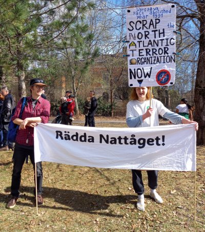 Första maj 2026, samling i Döblens park