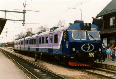 Tåget lånat av Jordens Vänner i Vännäs