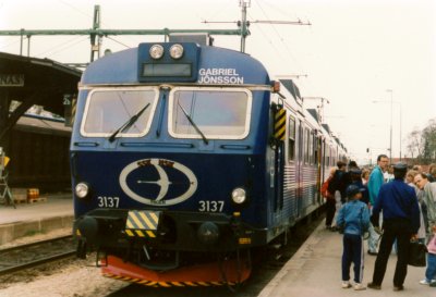 Tåget lånat av Jordens Vänner i Vännäs